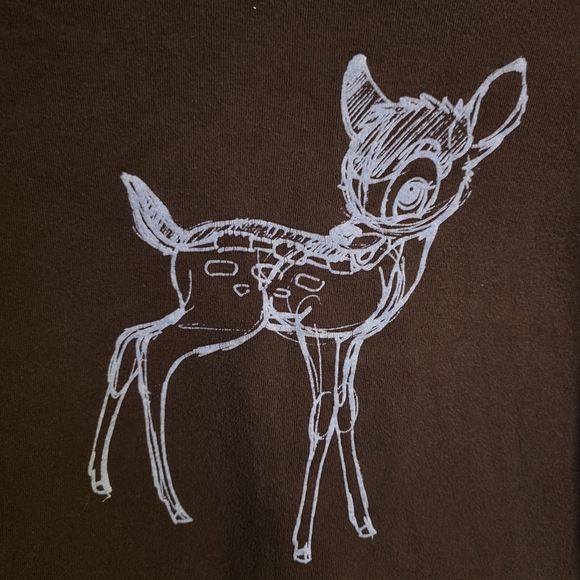 Vintage Disneyland Bambi Charming Brown Tee - Picture 2 of 6